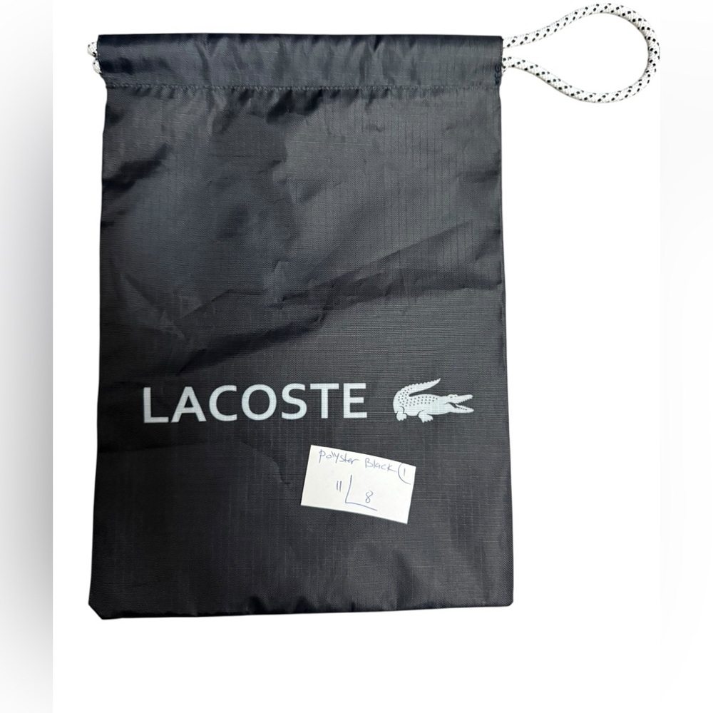 Lacoste Black Toiletry Bag